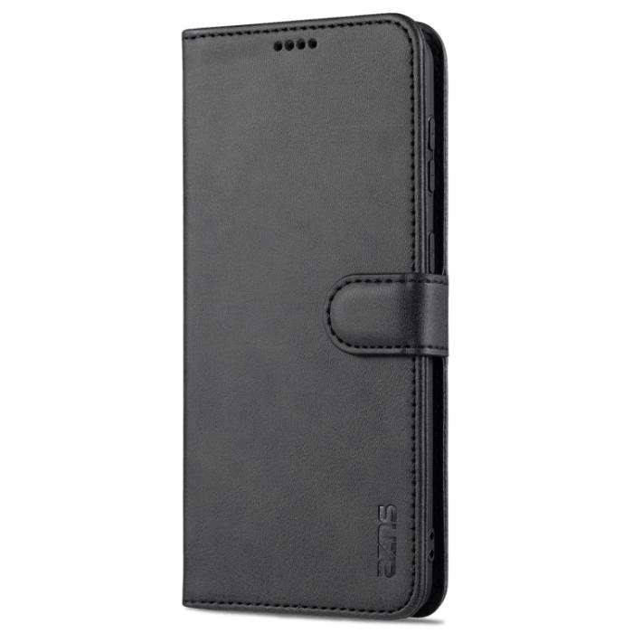 Bild 2, AZNS AZNS Samsung Galaxy S21 FE Fodral Retro Läder Svart