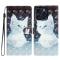  iPhone 16 Pro Fodral Med Tryck Vit Katt