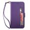  Samsung Galaxy S23 Plus Fodral Multifunktionell Lila