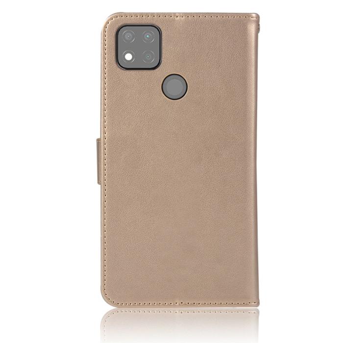 Bild 3,  Xiaomi Redmi 9C Fodral Owl Dream Catcher Guld
