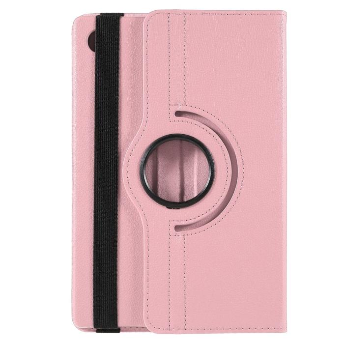 Bild 4,  Samsung Galaxy Tab A8 10.5 (2021) Fodral 360° Rotation Ljus Rosa