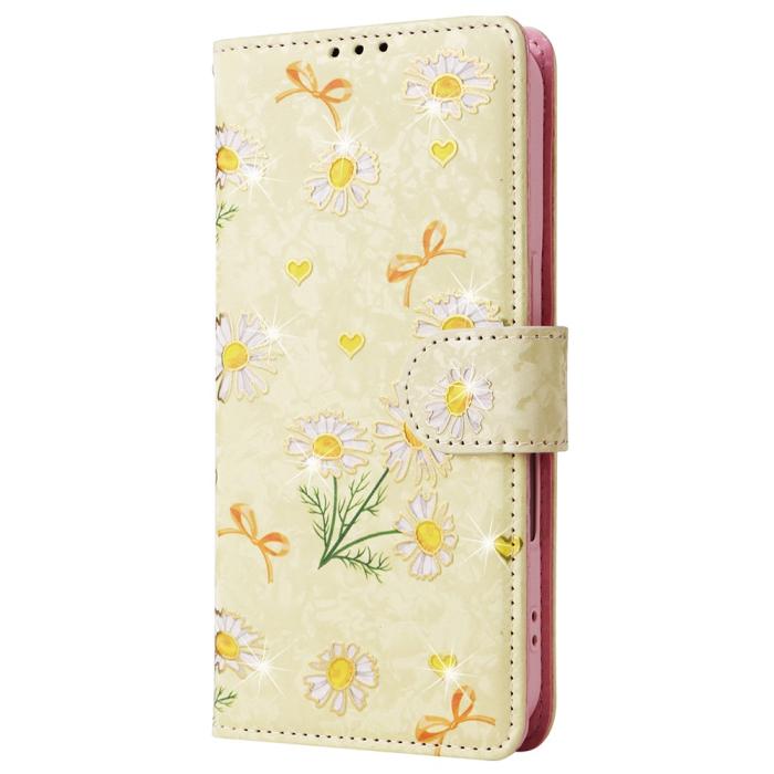 Bild 6,  iPhone 16 Fodral RFID Läder Yellow Daisy
