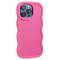  iPhone 14 Pro Max Mobilskal Wavy Rosa