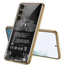 GKK GKK Galaxy S24 Plus Skal H&auml;rdat Glas Electroplate Zero