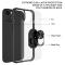  iPhone 14 Skal Shockproof Hybrid Ring Svart/Silver