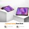  Lenovo Idea Tab Pro Fodral Tri-Fold Läder Röd