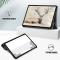  iPad Air 2026-2020 Fodral Tri-Fold Litchi Svart