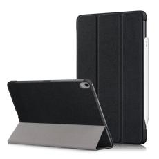  iPad Air 2026-2020 Fodral Tri-Fold Litchi Svart