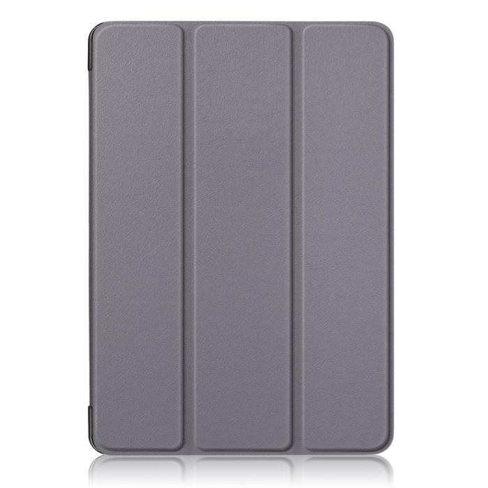 Bild 2,  iPad Air 2026-2020 Fodral Tri-Fold Litchi Grå
