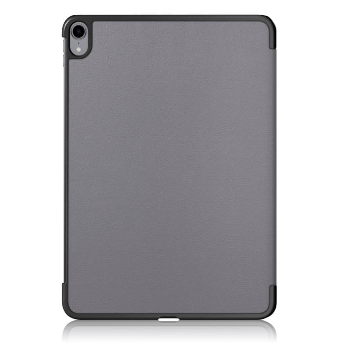 Bild 3,  iPad Air 2026-2020 Fodral Tri-Fold Litchi Grå
