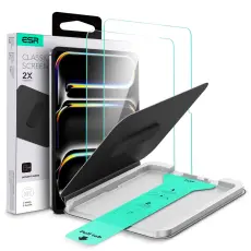 ESR ESR iPad Pro 11 2025/2024 2-PACK Sk&auml;rmskydd UltraFit H&auml;rdat Glas
