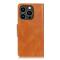  iPhone 15 Pro Fodral Crazy Horse Läder Brun
