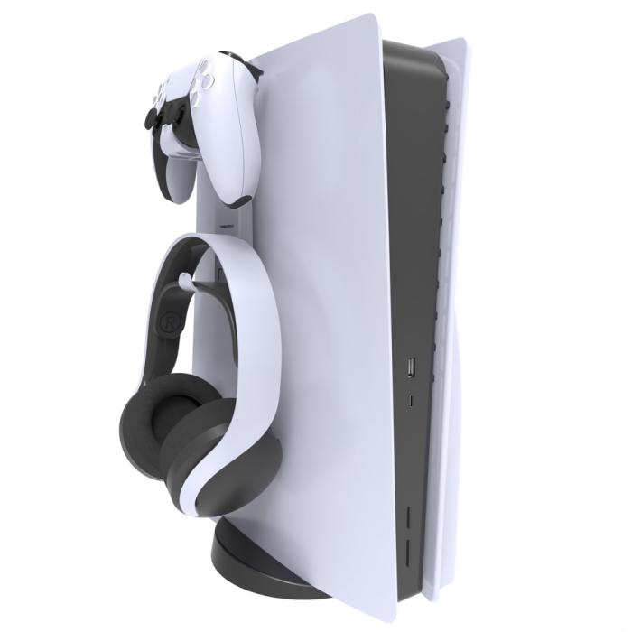 Bild 3,  Fäste För PS5/Xbox X Handkontroll / Headset Vit