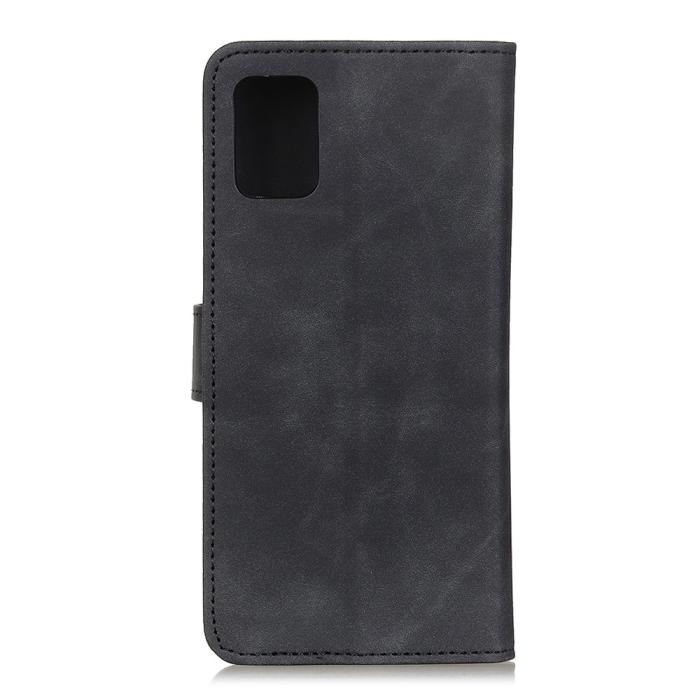 Bild 2, KHAZNEH Xiaomi Redmi 9T - KHAZNEH Retro Läder Fodral - Svart