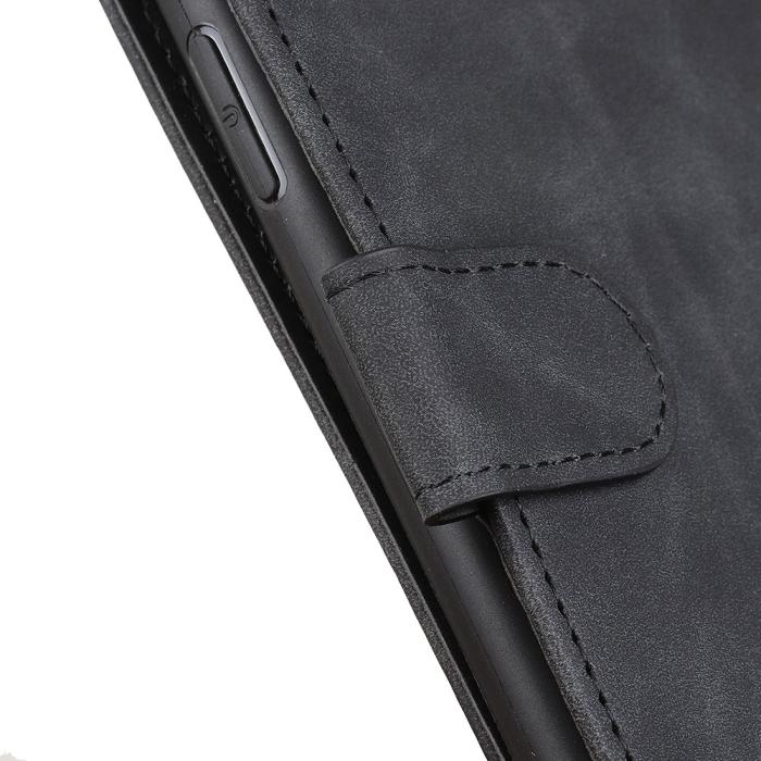 Bild 5, KHAZNEH Xiaomi Redmi 9T - KHAZNEH Retro Läder Fodral - Svart
