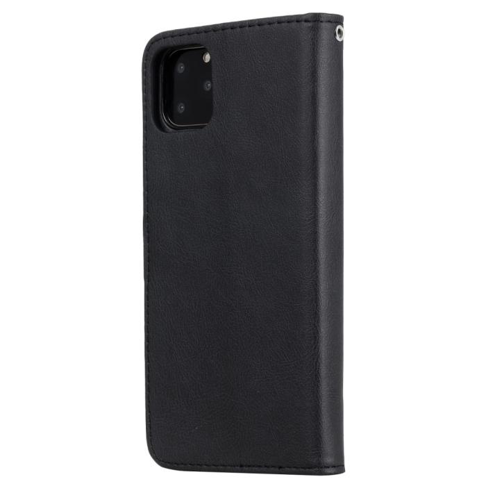 Bild 3,  iPhone 11 Pro Max - Plånboksfodral / Magnet Skal - Svart