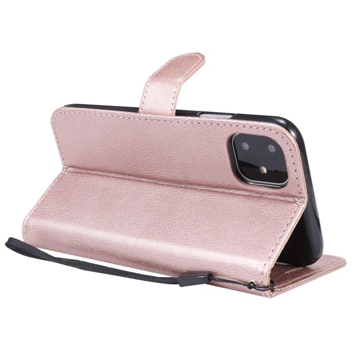 Bild 5,  iPhone 11 - Plånboksfodral - Roséguld