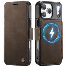 CASEME CASEME iPhone 17 Pro Skal RFID Pl&aring;nbok Brun