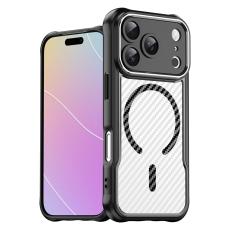  iPhone 17 Pro Skal MagSafe Kolfiber Textur Svart