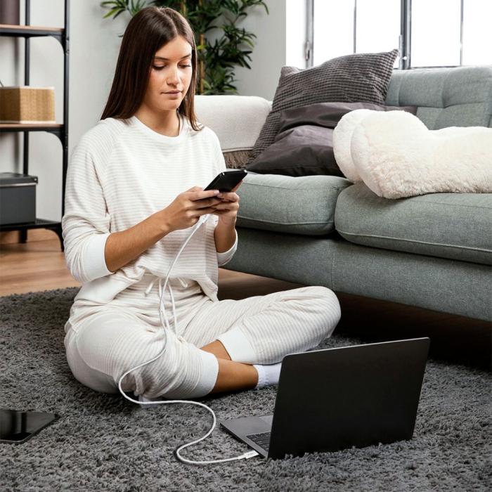 Bild 6, Tech-Protect Tech-Protect 2m 60W/3A PD USB-C-USB-C Kabel UltraBoost