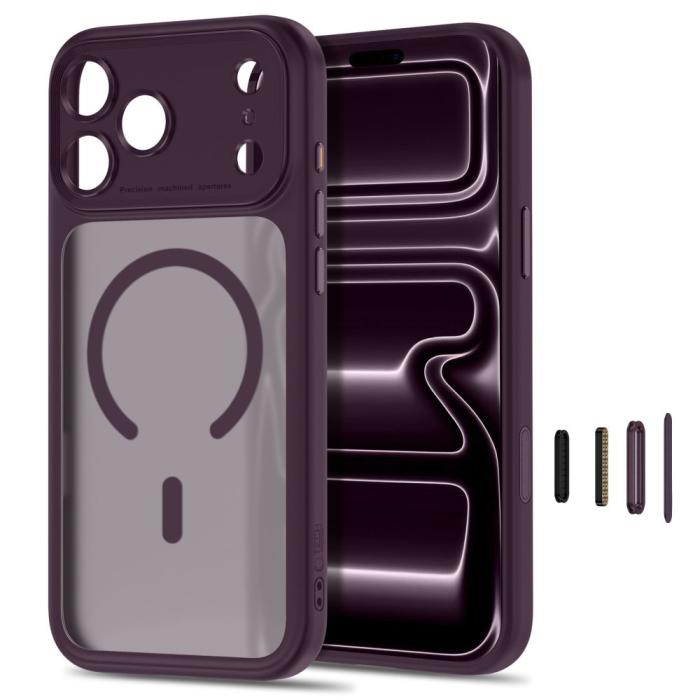 Bild 3, Tech-Protect T-P iPhone 18 Pro Max/17 Pro Max Skal MagSafe Burgundy