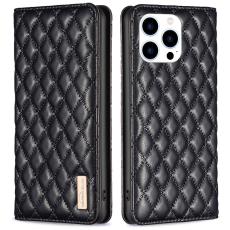BINFEN BINFEN iPhone 16 Pro Max Fodral Diamond Flip Svart