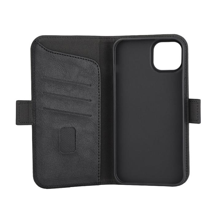 Bild 4, Gear GEAR iPhone 15 Plus Fodral MagSafe Läder Svart