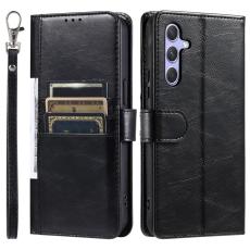 Samsung Galaxy A27 Fodral L&auml;der Svart