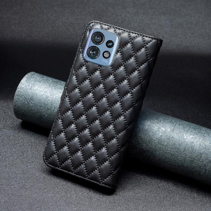 Bild 6,  Motorola Edge 40 Pro 5G Fodral Diamond Läder Svart