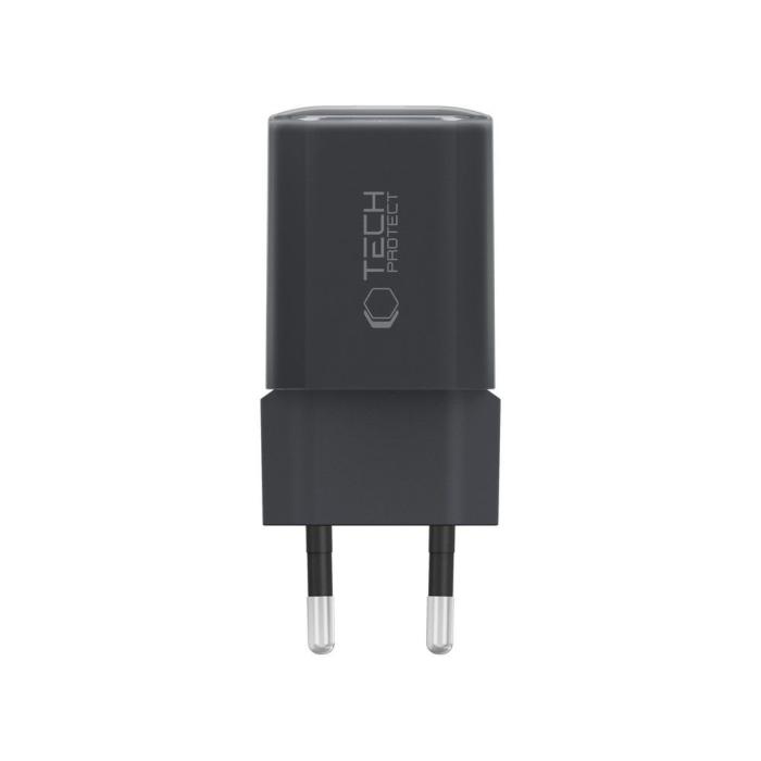 Bild 3, Tech-Protect Tech-Protect 33W Väggladdare PD QC USB-C / USB-A Svart