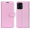  Xiaomi Redmi Note 12 4G Fodral Litchi Läder Ljus Rosa