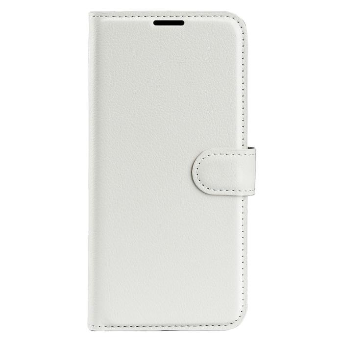 Bild 5,  Xiaomi Redmi Note 12 4G Fodral Litchi Läder Vit