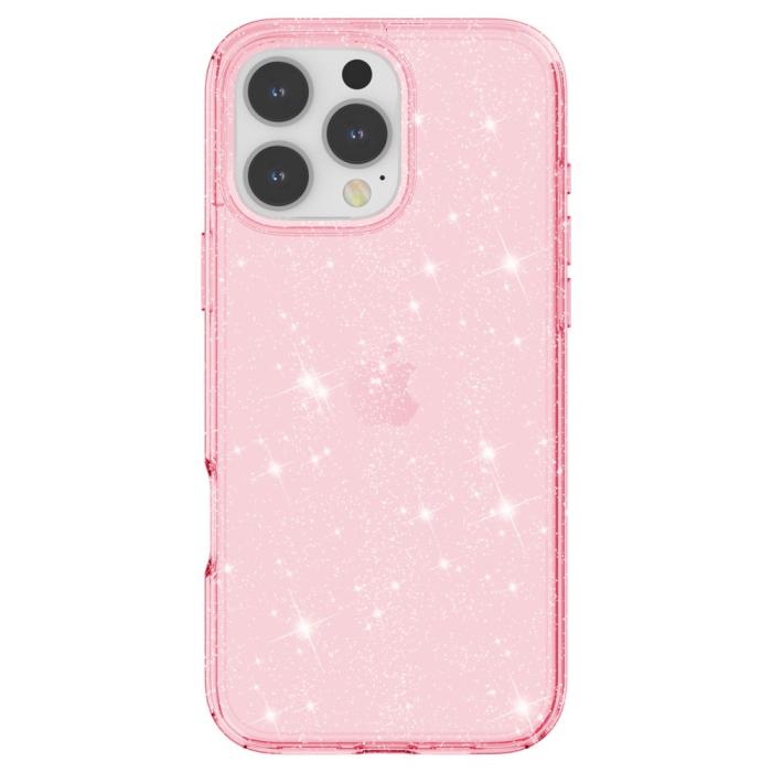 Bild 3,  iPhone 16 Pro Skal Glitter Rosa