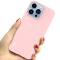 IMAK IMAK iPhone 13 Pro Max Skal Skin Touch TPU Ljus Rosa