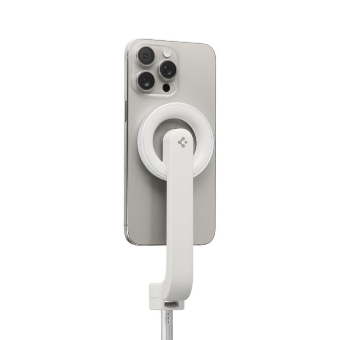 Bild 4, Spigen Spigen 74 cm MagSafe Bluetooth Selfiestick Tripod Dune Beige
