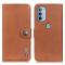 KHAZNEH KHAZNEH Motorola Moto G31 / G41 Fodral Läder Brun