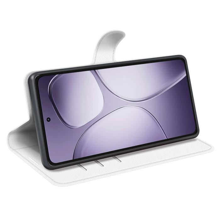 Bild 3,  Xiaomi 14T Pro Fodral Litchi Läder Vit