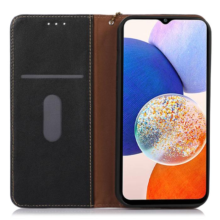 Bild 2, KHAZNEH KHAZNEH Galaxy S24 Ultra Fodral Flip RFID Äkta Läder Svart