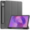  Lenovo Idea Tab Pro Fodral Tri-Fold Läder Grå