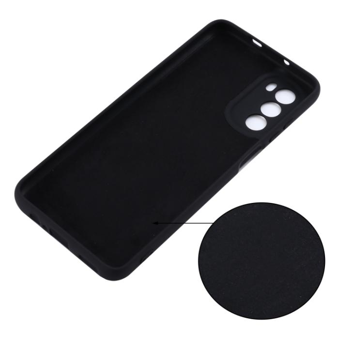Bild 5,  Motorola Moto G52/G82 Skal Liquid Silikon Svart