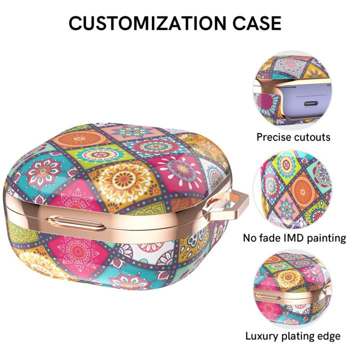 Bild 3, AHASTYLE AHASTYLE Galaxy Buds 2/2 Pro/Pro/Live Skal Pattern Boho