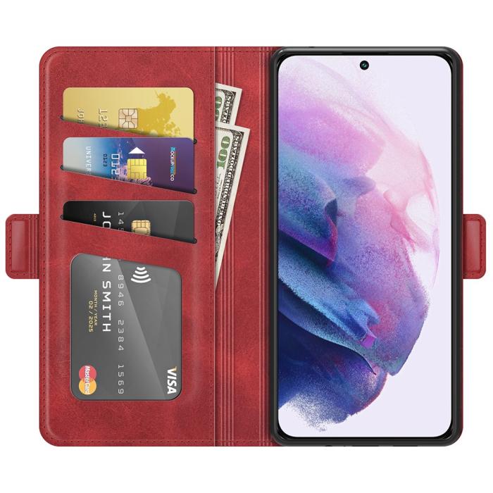 Bild 4,  Samsung Galaxy S22 Plus Fodral Med Magnetisk Stängning Röd