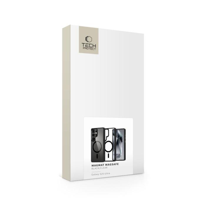 Bild 2, Tech-Protect Tech-Protect Galaxy S25 Ultra Skal MagSafe MagMat Svart/Transparent