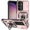  Samsung Galaxy S25 Plus Skal Hybrid Ring CamShield Roséguld