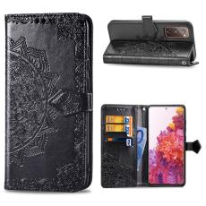  Samsung Galaxy S20 FE - Mandala L&auml;der Fodral - Svart