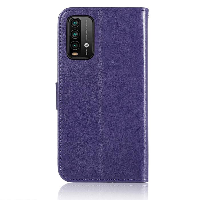 Bild 2,  Xiaomi Redmi 9T - Dream Catcher Läder Fodral - Lila