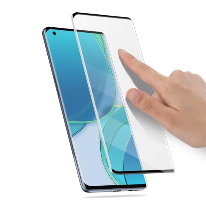 Bild 4, MOCOLO OnePlus 9 Pro - MOCOLO 3D Heltäckande Skärmskydd I Härdat Glas