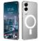  Samsung Galaxy S25 Edge Skal MagSafe Hybrid Transparent