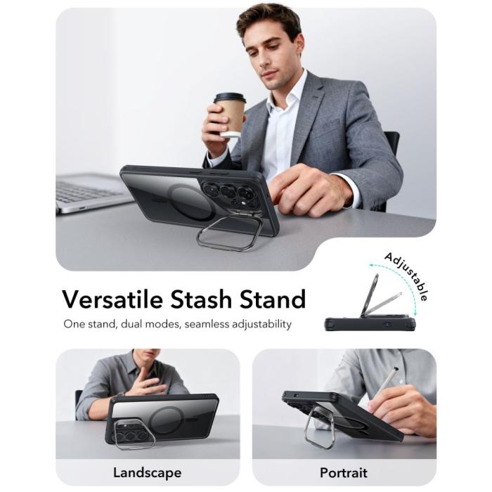 Bild 3, ESR ESR Samsung Galaxy S26 Ultra Skal MagSafe Classic Hybrid Kickstand