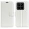  Xiaomi 14 Fodral Litchi Läder Vit